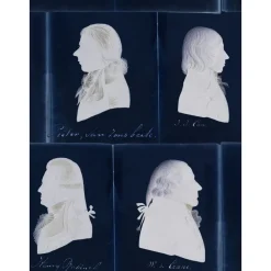 Paneelitapetti Mindthegap Dutch Portraits Blue, 1.56x3m