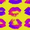 Paneelitapetti Mindthegap Neon kiss, 1.56x3m, keltainen
