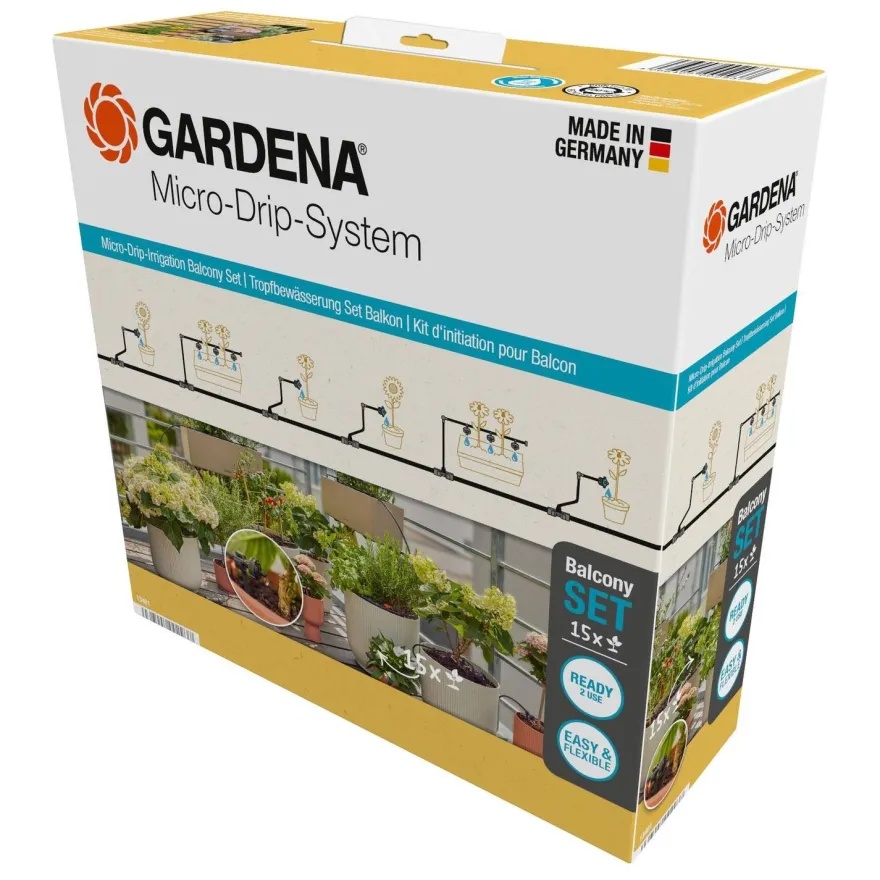 Parvekekastelusarja Gardena Micro-Drip, 15 kasville