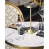 Parvekepöytä House Nordic Bistro, ø60x73cm, valurautajalustalla, valkoinen marmorikuosi/musta