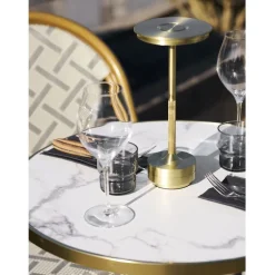 Parvekepöytä House Nordic Bistro, ø60x73cm, valurautajalustalla, valkoinen marmorikuosi/musta
