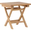 Parvekepöytä Venture Home Kenya 2, 50x50cm, luonnollinen tiikki