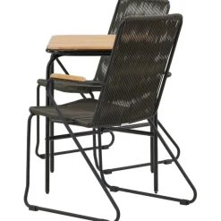 Parvekeryhmä Venture Home, 88x70cm Holmbeck-pöytä + 2 Bois-tuolia
