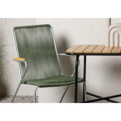 Parvekeryhmä Venture Home, 88x70cm Holmbeck-pöytä + 2 Bois-tuolia