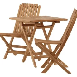 Parvekeryhmä Venture Home, 70x70cm Kenya-pöytä + 2 Ghana-taittotuolia