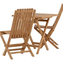 Parvekeryhmä Venture Home, 70x70cm Kenya-pöytä + 2 Ghana-taittotuolia