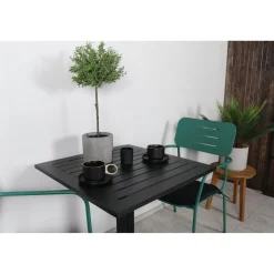 Parvekeryhmä Venture Home, 70x70cm Way-pöytä + 2 Nicke-tuolia