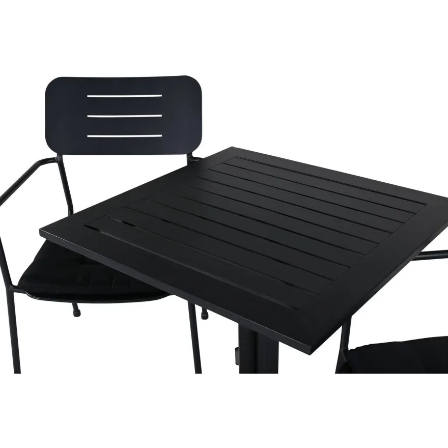 Parvekeryhmä Venture Home, 70x70cm Way-pöytä + 2 Nicke-tuolia