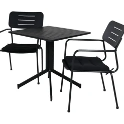 Parvekeryhmä Venture Home, 70x70cm Way-pöytä + 2 Nicke-tuolia