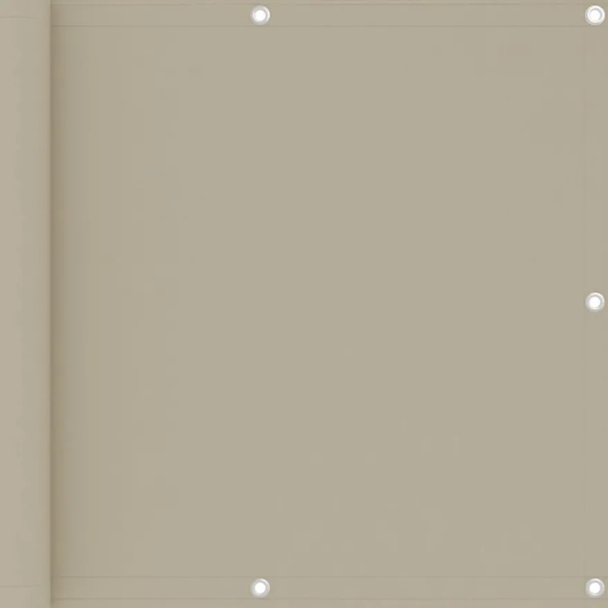 Parvekkeen suoja beige 90x300 cm oxford kangas
