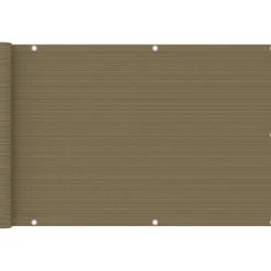 Parvekkeen suoja harmaanruskea 90x500 cm hdpe