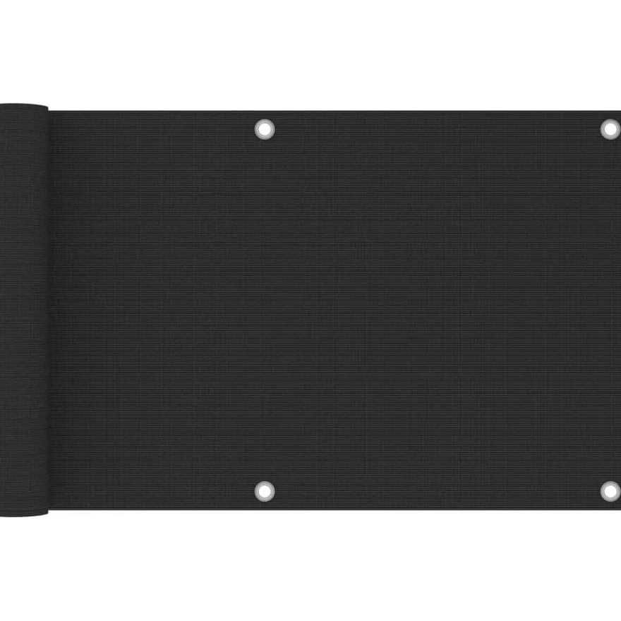 Parvekkeen suoja hdpe 75x500 cm antrasiitti