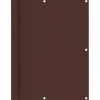 Parvekkeen suoja ruskea 120x400 cm oxford kangas