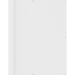 Parvekkeen suoja valkoinen 120x500 cm oxford kangas