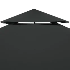 Paviljongin katto kaksikerroksinen, 310g/m², 4x3m, antrasiitti