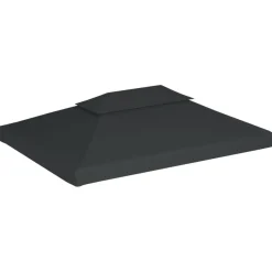 Paviljongin katto kaksikerroksinen, 310g/m², 4x3m, antrasiitti