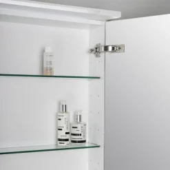 Peilikaappi LED-valaisimella Bathlife Glänsa, valkoinen, eri kokoja