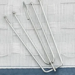 Pellavamaiset pimennysverhot koukuilla 2 kpl 140x175 cm