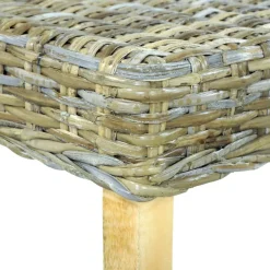 Penkki 110 cm luonnollinen kubu-rottinki ja täysi mangopuu
