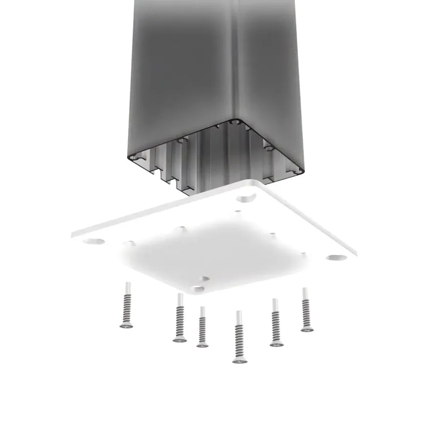 Pergola Home4you Mirador-111, 300x400cm, tummanharmaa