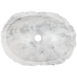 Pesuallas GemLook GL369, marmori, tasolle asennettava, ei hananreikää, 450x350x140 mm