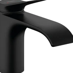 Pesuallashana Hansgrohe Vivenis 80, vipupohjaventtiili, mattamusta