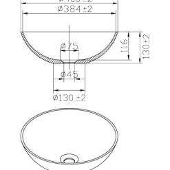 Pesuallas hanalla Scandtap, Solid Surface R1, Pop-Up Universal Duo, Voyage High