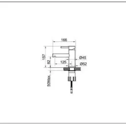 Pesuallashana Scandtap Steel Clear Shadow