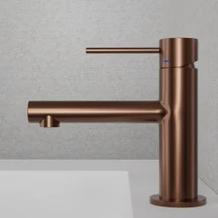 Pesuallashana Scandtap Steel Vertex Amber, kupari