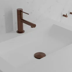 Pesuallashana Scandtap Steel Vertex Amber, kupari