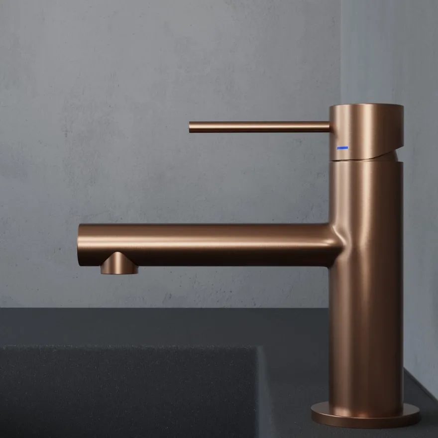 Pesuallashana Scandtap Steel Vertex Amber, kupari