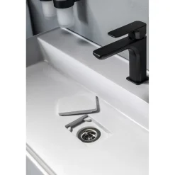 Pesuallas Interia Godiva GU096, 960x440mm, kivi, valkoinen