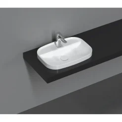 Pesuallas Interia Infinity, 55x40 cm, upotettava, valkoinen