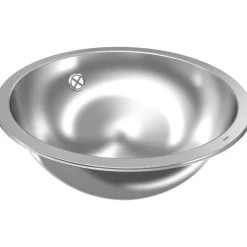 Pesuallas KWC Kiuta, Ø380mm, rst, korkeakiiltoinen