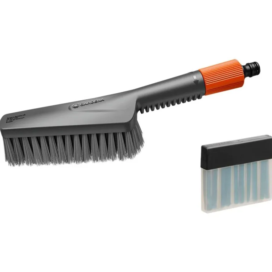 Pesuharja Gardena Cleansystem S vesiliitännällä, pehmeä + pesuainepuikot