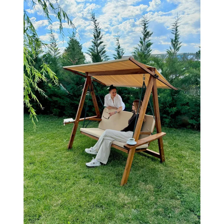 Pihakeinu Linento Garden Riva 2100, 3-istuttava, camel