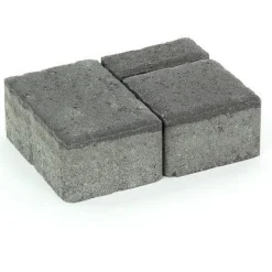 Pihakivisarja Rudus Milano-kivet, 80mm, sileä, musta
