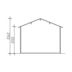 Pihamökki Skan Holz Narvik 2, 9m²