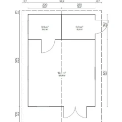 Pihamökki Tene Gotland B, 70mm, 24.1m²