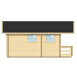 Pihasauna Luoman Lillevilla 7-5 Tiira, 10.3 + 2.3m²