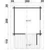 Pihasauna Tene Niklas 6.2m²