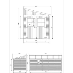 Pihavaja Timbela M339-M341, eri vaihtoehtoja