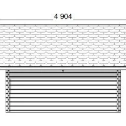 Pihavarasto/lato LP Garden R-L, 16m², rakomallinen