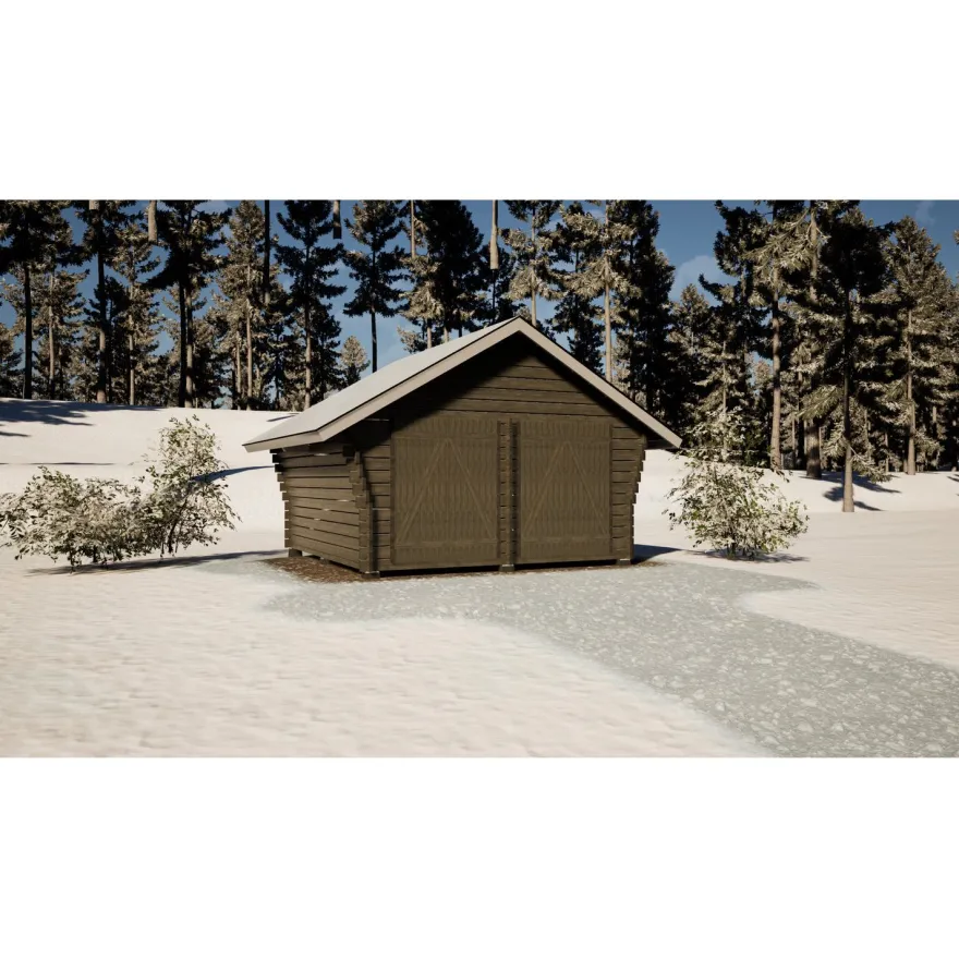 Pihavarasto/lato LP Garden R-L, 16m², rakomallinen