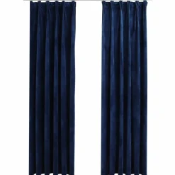 Pimennysverhot koukuilla 2kpl sametti 140x175cm