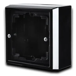Pintakotelo Ensto Intro - 1-os, 85x85x46 musta