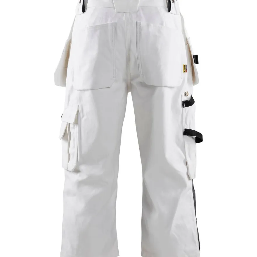 Piraattihousut Blåkläder 1540, valkoinen, 100% puuvilla, 320 g/m²