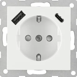 Pistorasia 1-osainen Tamcontrol Visio S 1x USB-C ja 1x USB-A - eri värejä