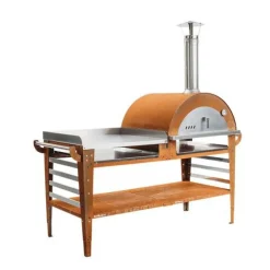 Pizzauuni GrillSymbol Pizzo XL, pöydällä, 180x81x182cm