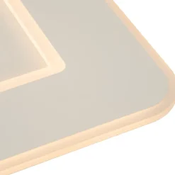 Plafondi Lucide Axelle, 39.4x39.4cm, IP20, 24W, valkoinen